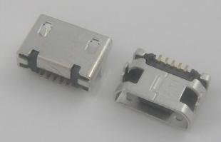 micro usb 母座,MICRO 5P 牛角型 短针_电子元器件_世界工厂网中国产品信息库